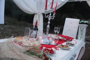 Masa Süsleme ve Sürpriz Evlilik Teklifi Organizasyonu Bodrum