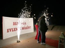 Pyro Teknik Hizmetler ve Yer Volkanları Gösterisi ile Evlilik Teklifi Organizasyonu İstanbul