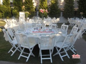 Düğün Organizasyonu Masa ve Sandalye Kiralama İstanbul Organizasyon