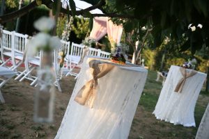 Düğün Organizasyonu Kumaş Rafya Süsleme Hizmeti İzmir Organizasyon