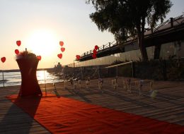İskelede Evlenme Teklifi Organizasyonu Yürüyüş Yolu İstanbul