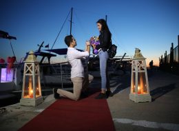 Denizci Fenerleri ile Yürüyüş Yolu Süsleme ve Evlenme Teklifi Anı İstanbul